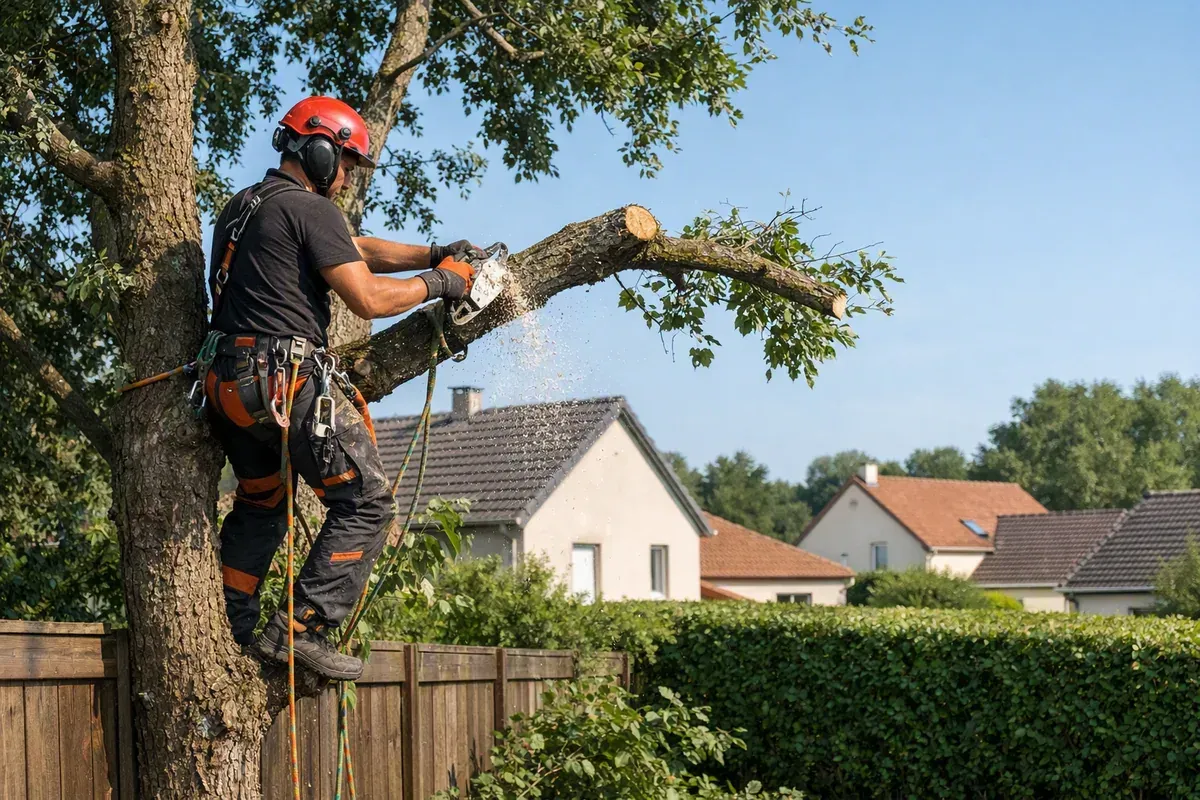 Élagage en lotissement : ce que le règlement peut imposer en plus du code civil