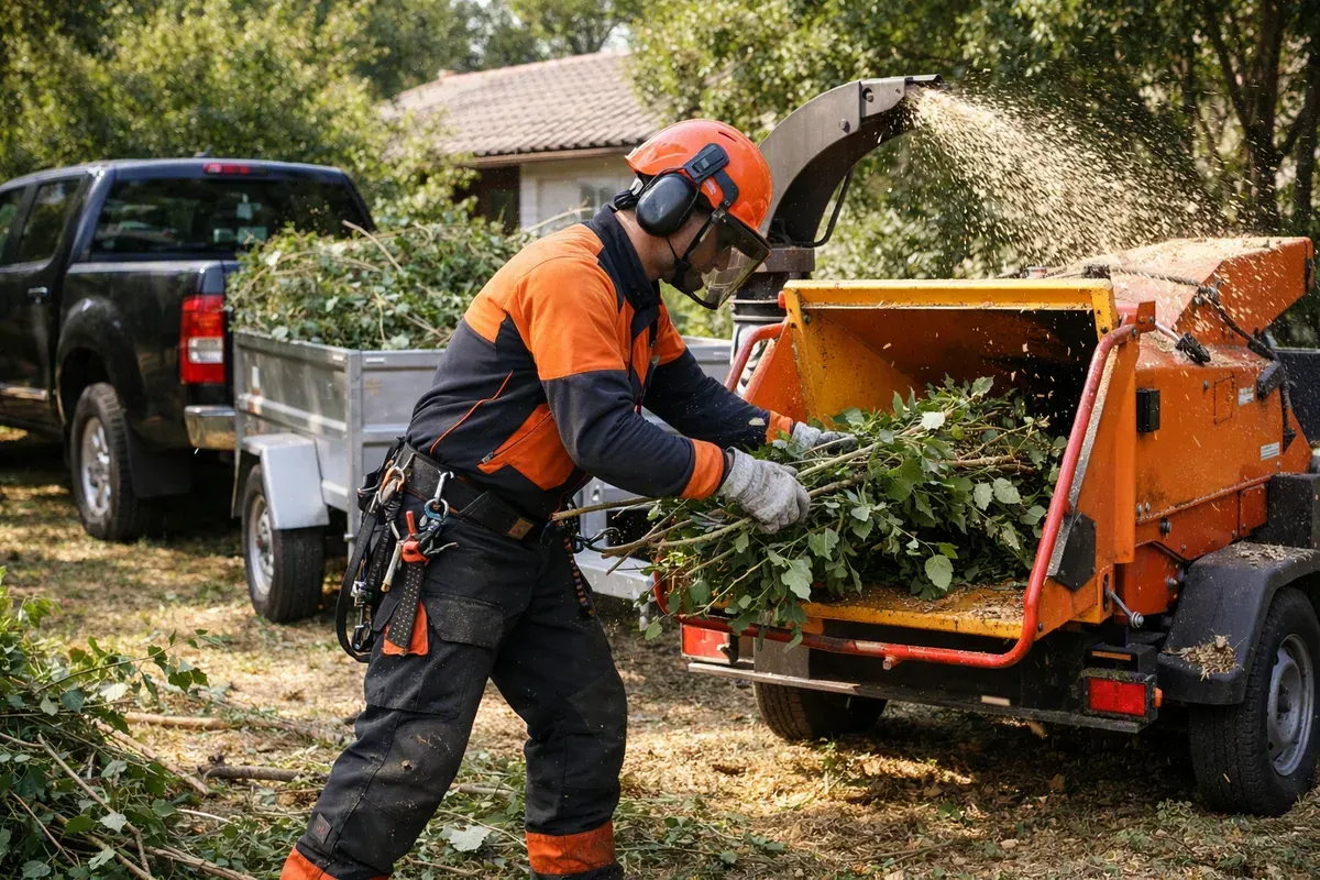 Évacuation des branches d'élagage : ce qui est inclus (et ce qui ne l'est pas)